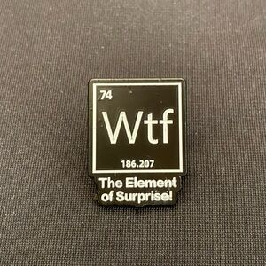Enamel Pin/Magnet smashes up science and slang | 3 for $18